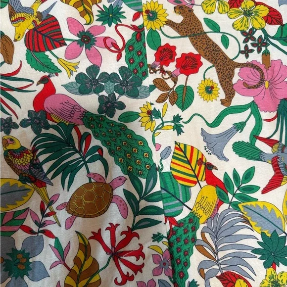 NWT Boden Thea Tailored Linen Blazer Multi, Exotic Paradise, 8P - Picture 15 of 16